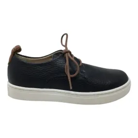 Abel - Navy Soft Leather Sneaker for Girl/Boy by Manuela de Juan