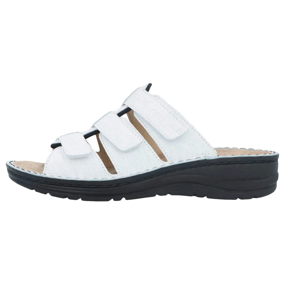 Berkemann Senta Women's Sandal In Pearl White Leather