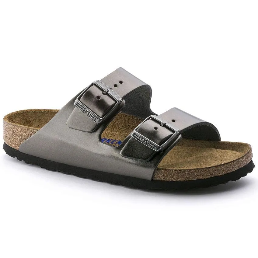 Birkenstock Arizona Metallic Anthracite SFB N 1000295