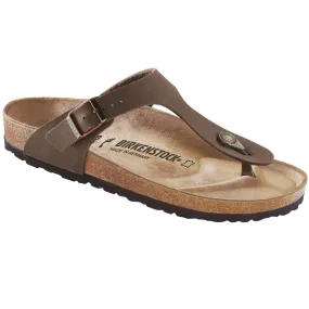 Birkenstock Classic Gizeh Regular Fit Birkibuc Mocca