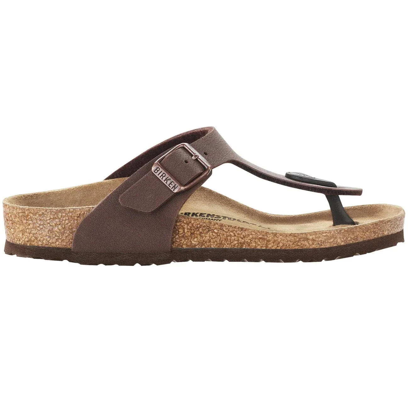 Birkenstock Classic Gizeh Regular Fit Birkibuc Mocca