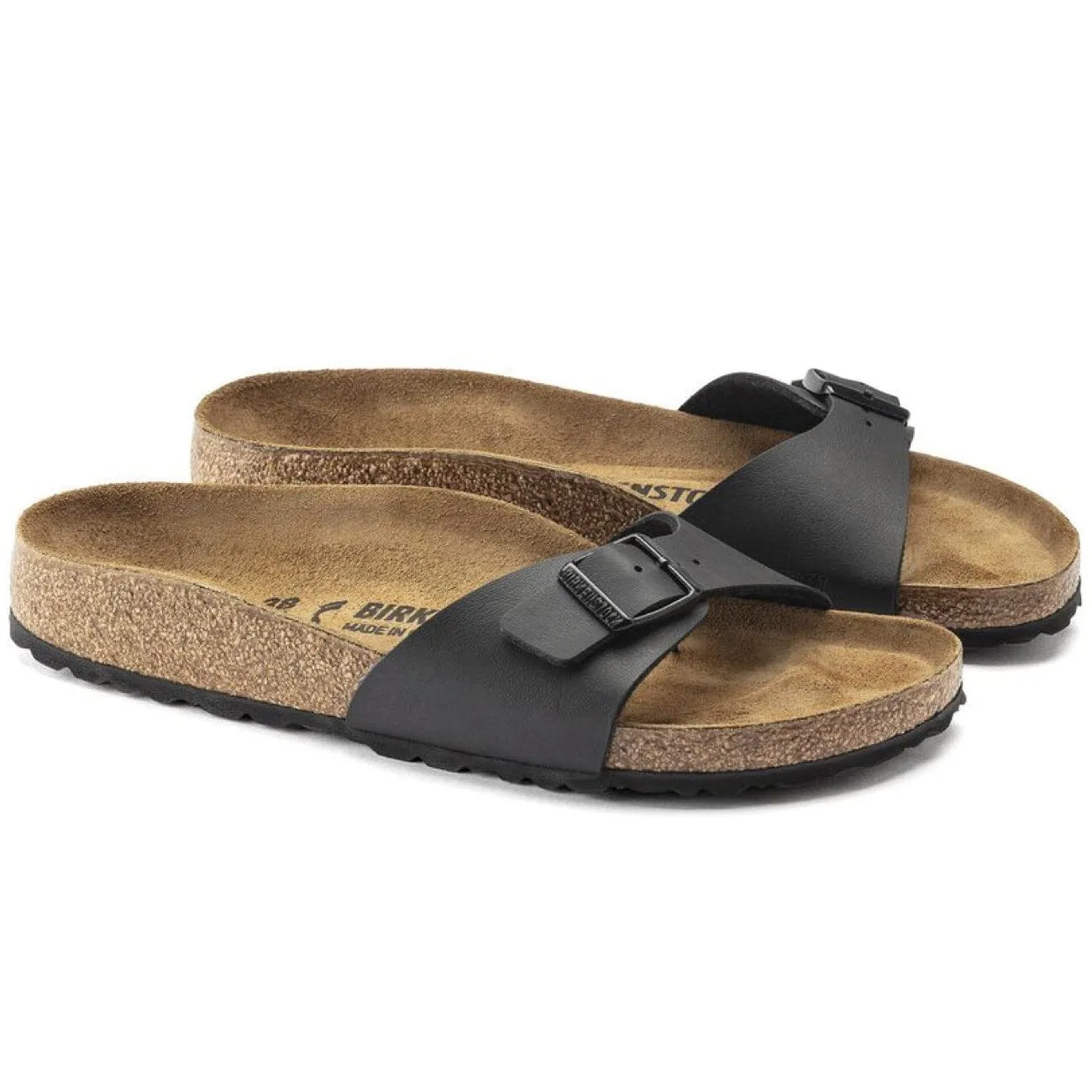 Birkenstock Madrid Narrow Fit Birko-Flor Black