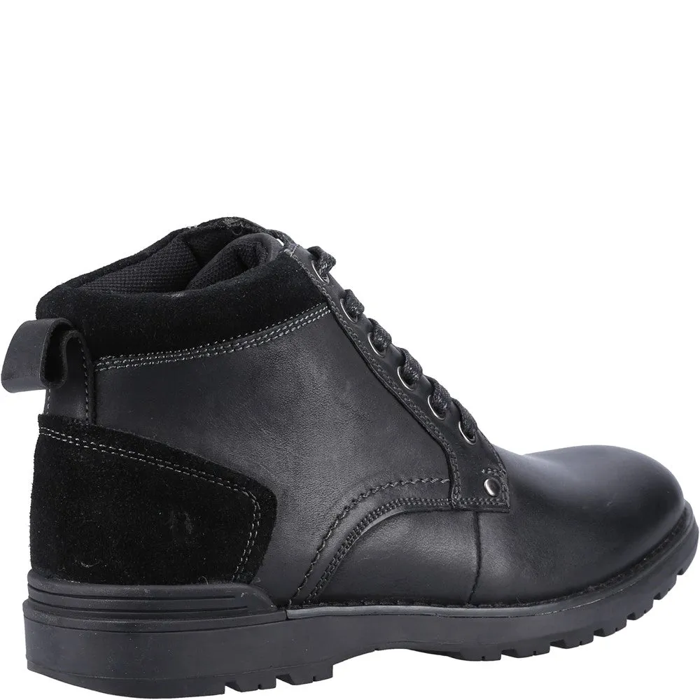 Black Dean Lace-Up Boots