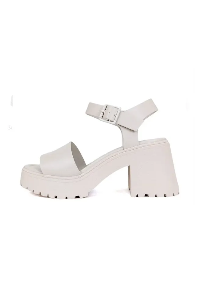 Boomer - Ankle Strap Platform Chunky Heeled Sandals