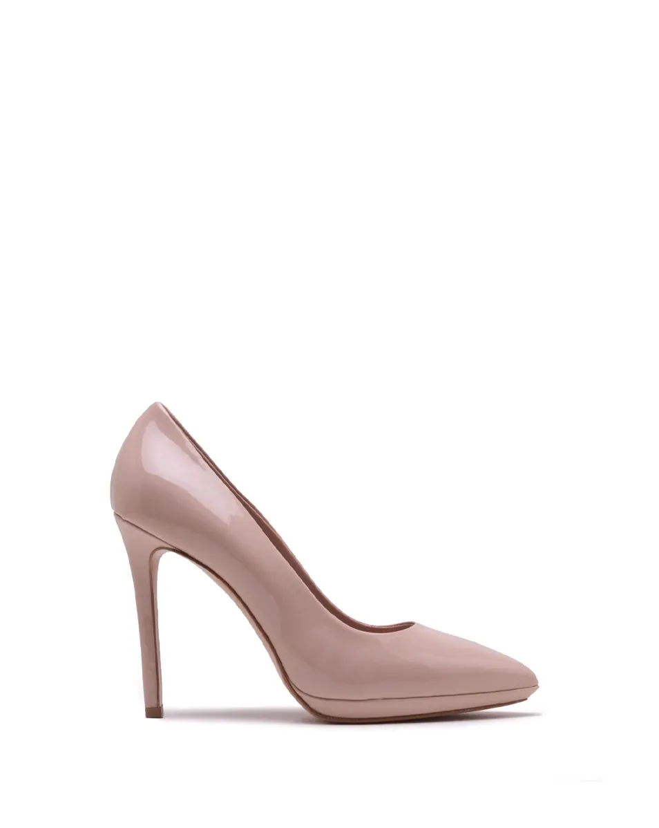 Carolina Pump 4.5 - Nude Patent Leather