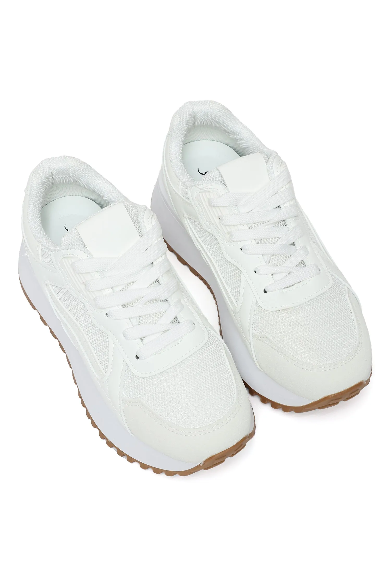 Classic Mesh Comfort Sneakers-White