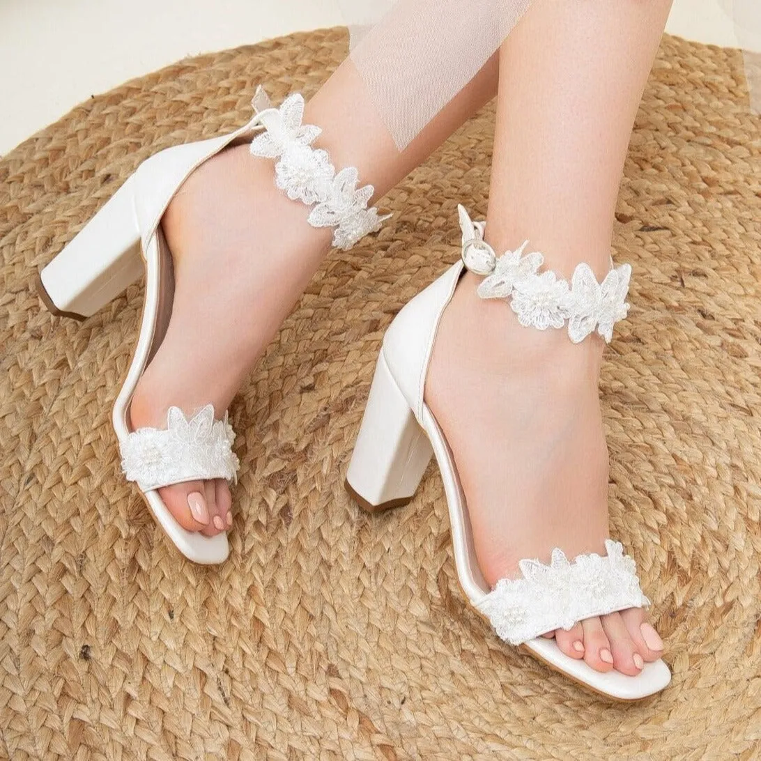 Dede - Ivory Wedding Shoes