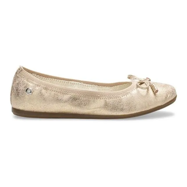 Hush Puppies Rose Gold Josie Children’s Flat