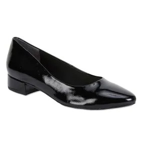 Janine Heel in Black Patent