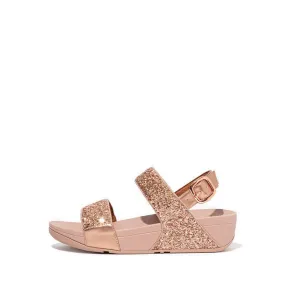 LULU GLITTER BACK-STRAP SANDALS