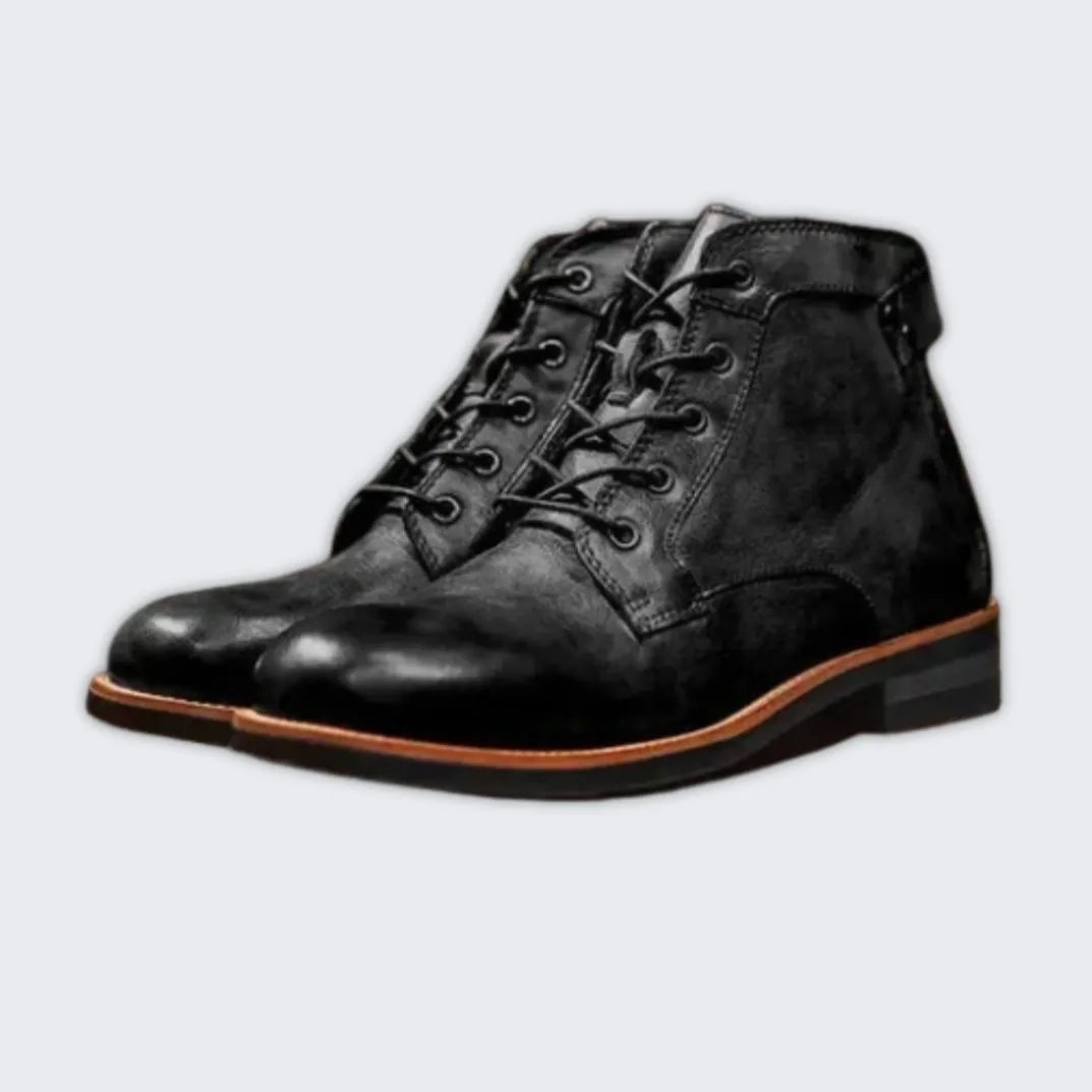 Marco Premium Leather Strap Boots for Comfort & Style