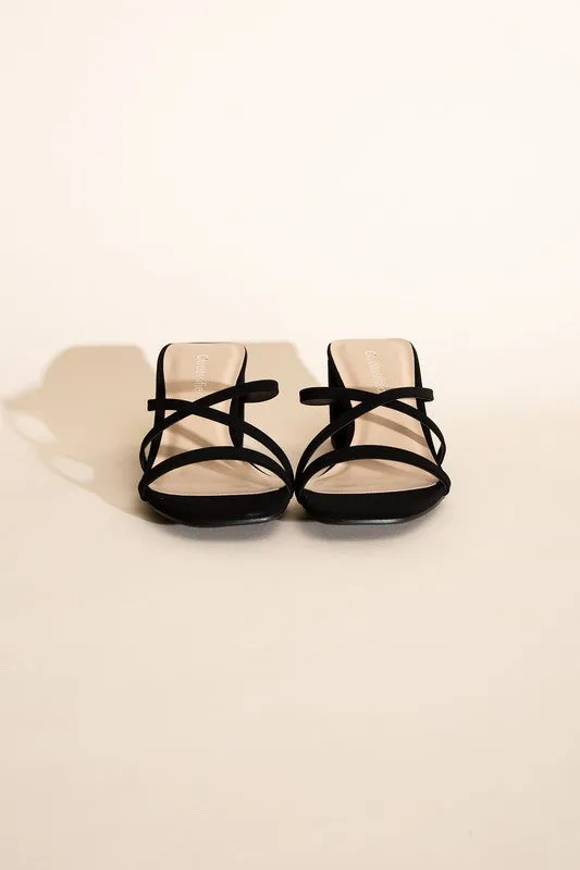 MULE SANDAL HEELS (2 Colors)