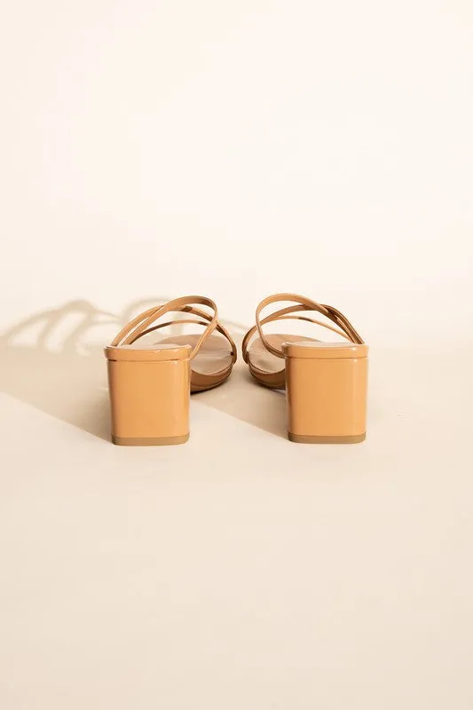 MULE SANDAL HEELS (2 Colors)