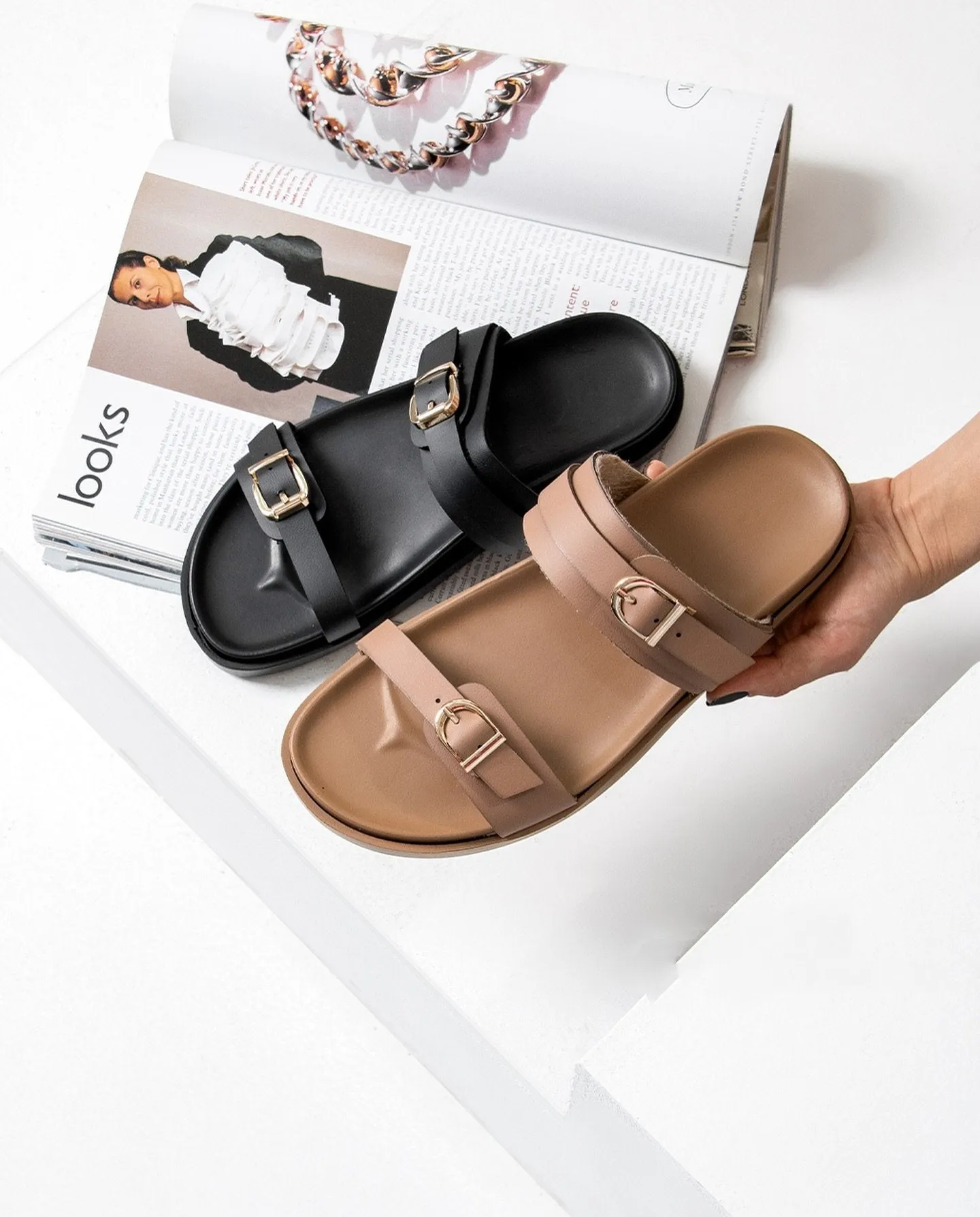 New Skin Friendly Genuine Leather Sandals