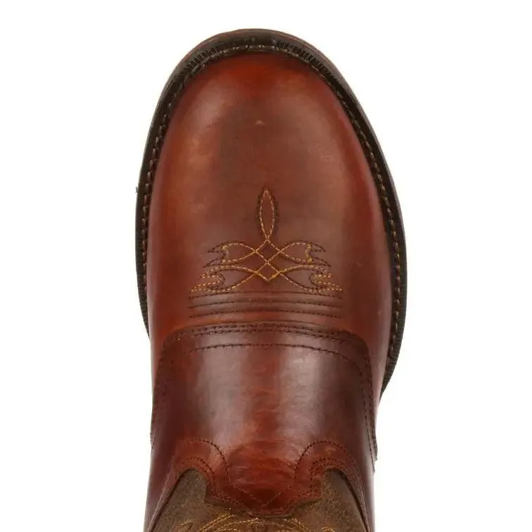 Rebel By Durango Brown Saddle Western Boot DB5468