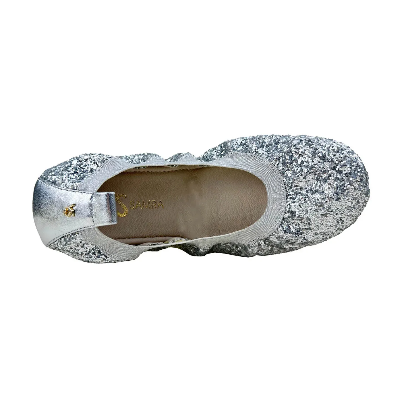 Samara Ballet Flat - Platinum Glitter