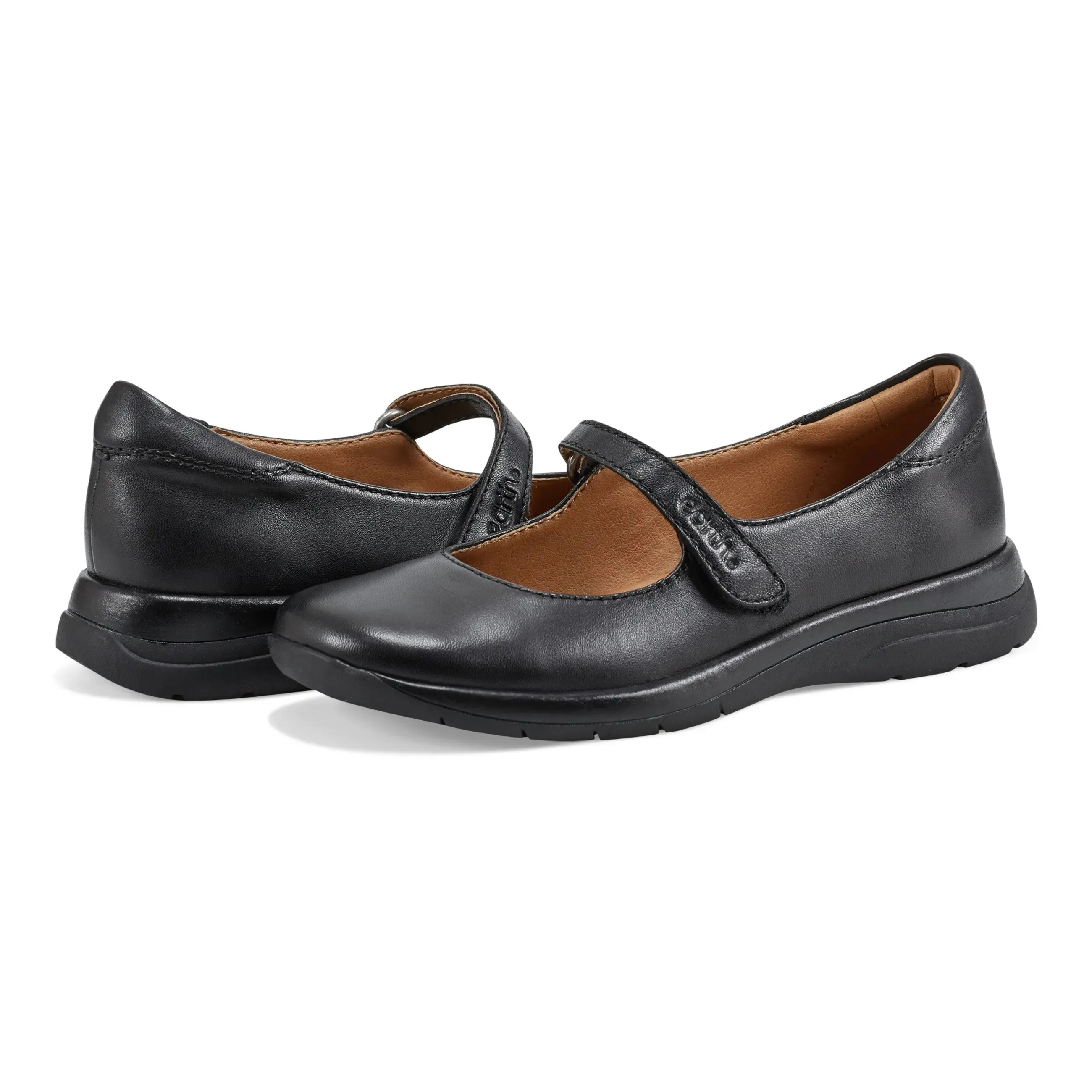 Tose Lug Sole Square Toe Casual Ballet Flats