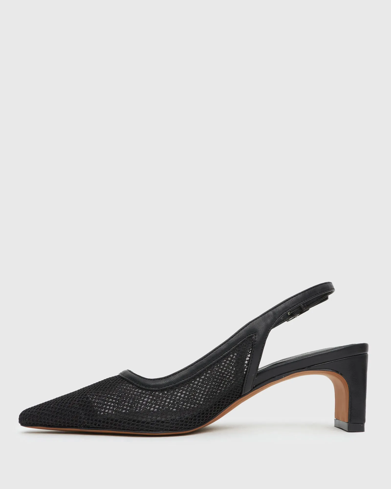 VIX Mesh Slingback Pumps